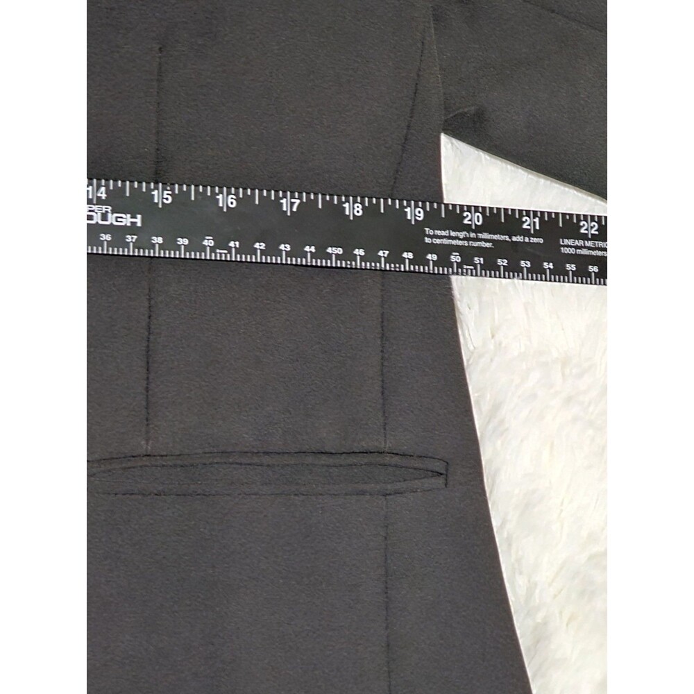 Esmara By Hedi Klum Blazer Jacket Women 12 Black Velvet Detail  Pockets - Picture 8 of 11